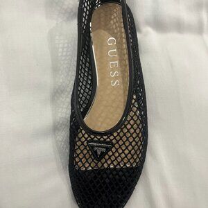 Guess Womens Aylora Flat Size 8.5 Black